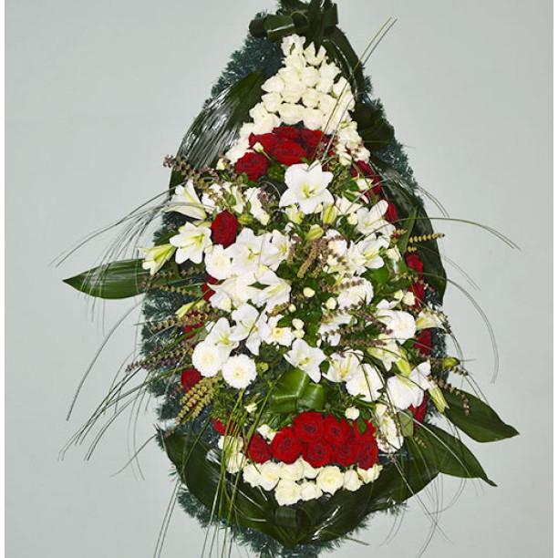 Funeral wreath №24 Height 170cm buy with delivery