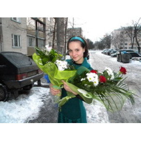 Букеты вертикальные