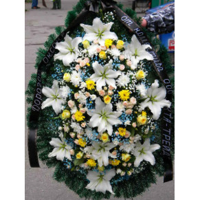 Траурный венок №37 Высота 170см
